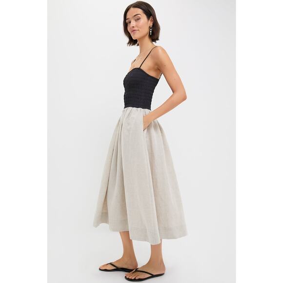 CIAO LUCIA Oatmeal Mael Dress NWT M Retail $365 Tuckernuck - Picture 5 of 7